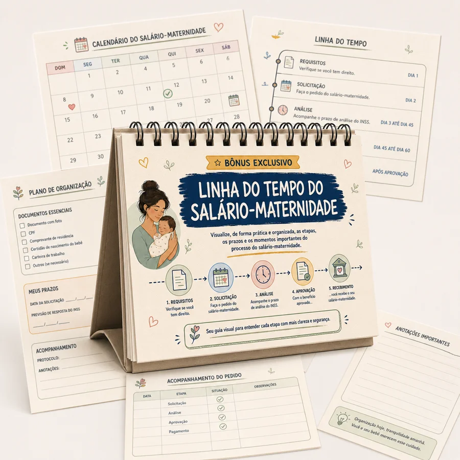 Bônus 3 — Linha do Tempo do Salário-Maternidade
