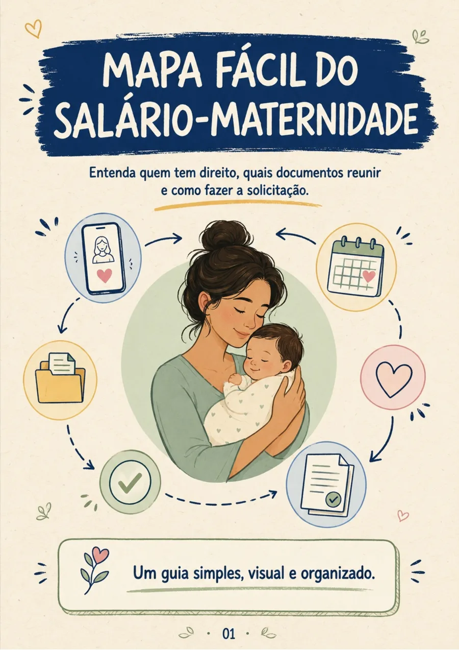 Capa do Mapa Fácil do Salário-Maternidade