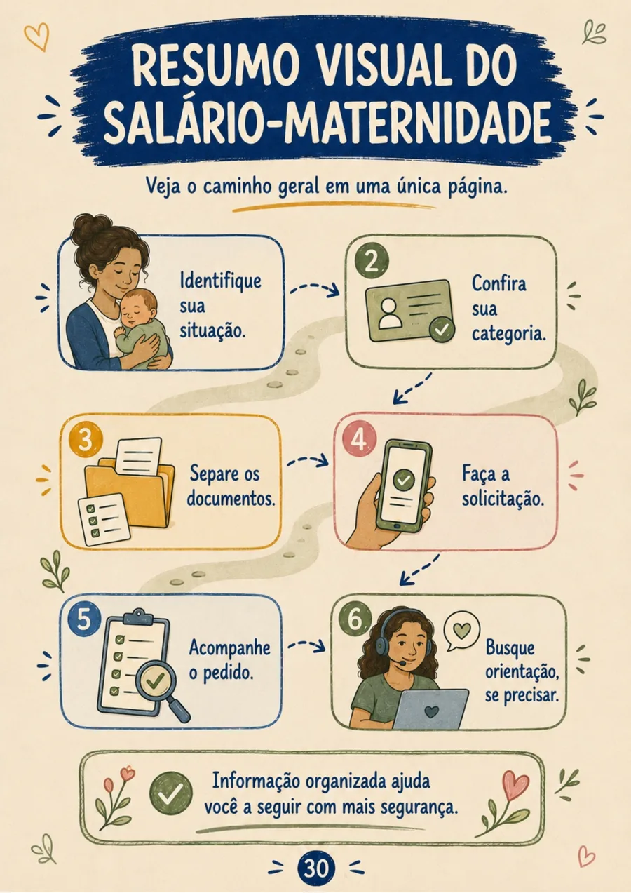 Resumo Visual do Salário-Maternidade
